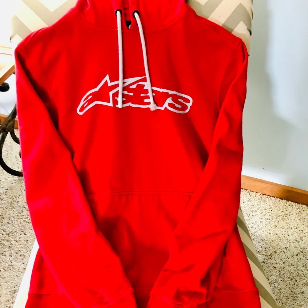 Alpine star mens hoodie.